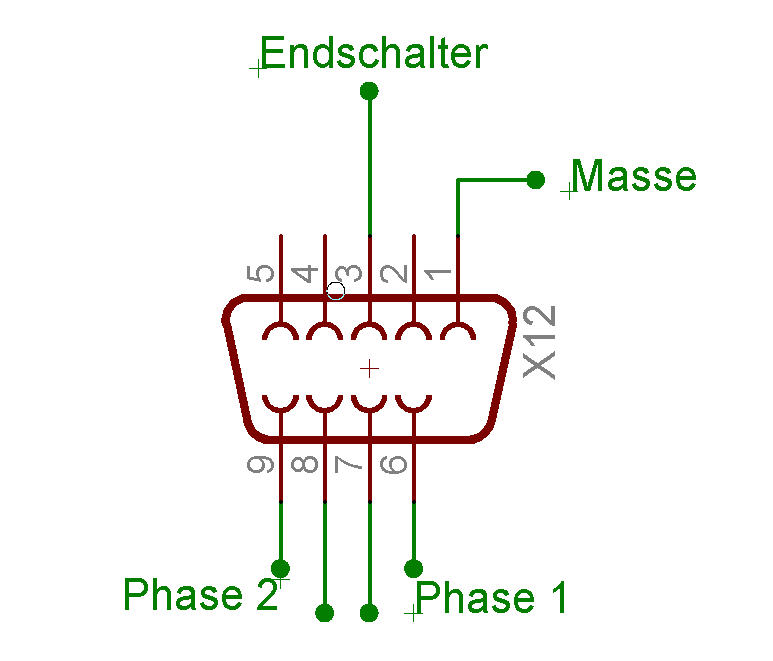 Schrittmotor 2A 1,8 2 Phasen 200 Schritte, 0,93Nm mit Endschalt
