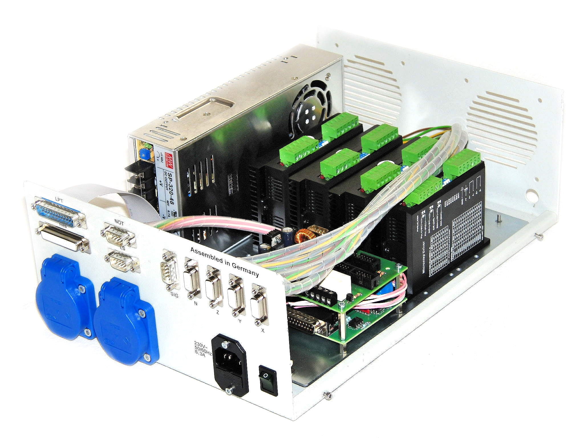 4R 4-Channel Step Controller 1,4 - 5,2A + Power Supply / 6,7
