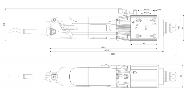 AMB Frsmotor 1400 FME-W DI 230V (fr ER16 Przisions-Spannzange