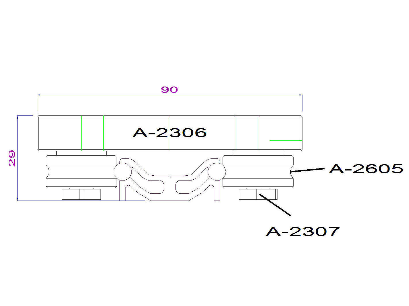 Linearfhrungsschiene LR6 1m