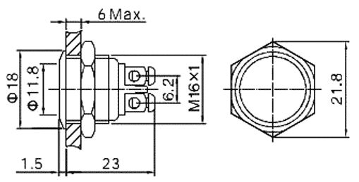 Tool Length Sensor 11,8mm / M16x1